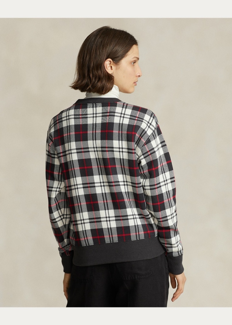 Sudadera Polo Bear Algodon-Blend Mujer Rojos | NJEK29175 - vista 4