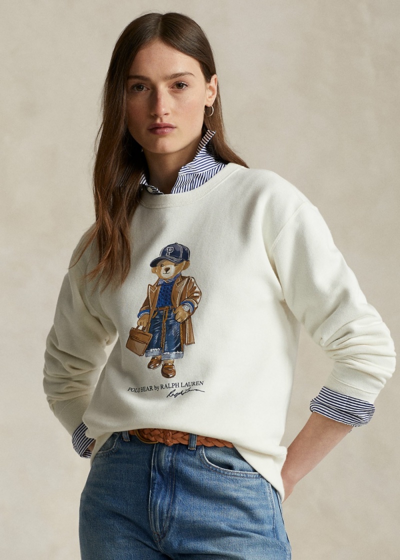 Sudadera Polo Bear Algodon-Blend Mujer Azul Marino | AMBP64057 - vista 1