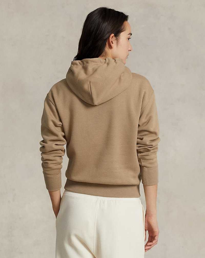 Sudadera con Capucha Ralph Lauren Bear Fleece Mujer Madison Tan | OXRVHWL-84 - vista 4