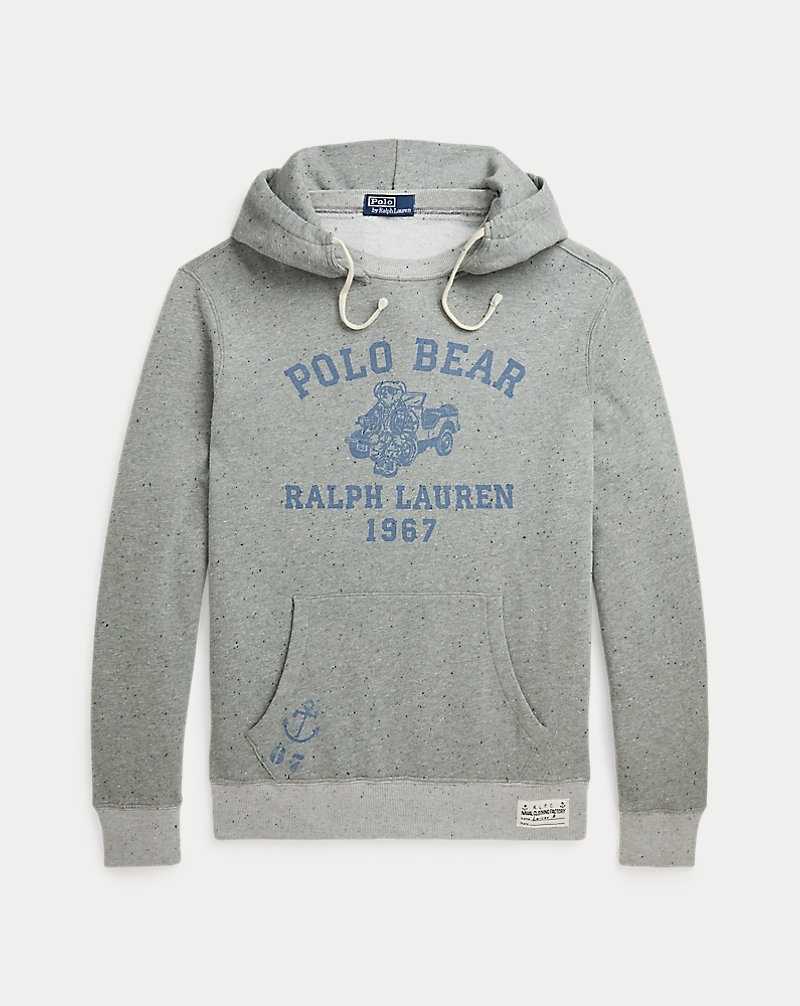 Sudadera con Capucha Ralph Lauren Bear Fleece Hombre Loft Hthr Truck Bear | WAYNQZL-12 - vista 2