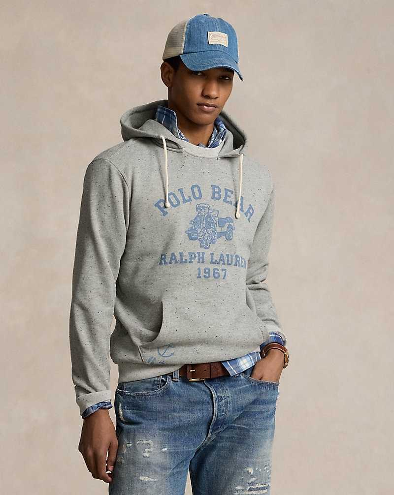 Sudadera con Capucha Ralph Lauren Bear Fleece Hombre Loft Hthr Truck Bear | WAYNQZL-12 - vista 1
