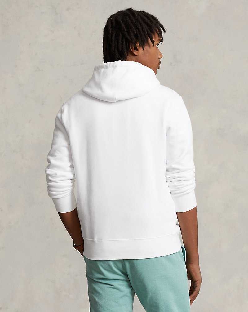 Sudadera con Capucha Ralph Lauren Bear Fleece Hombre Blancos | YVQKHDM-34 - vista 4
