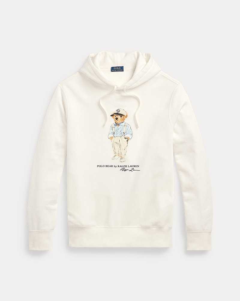 Sudadera con Capucha Ralph Lauren Bear Fleece Hombre Blancos | TYRWAGB-81 - vista 2