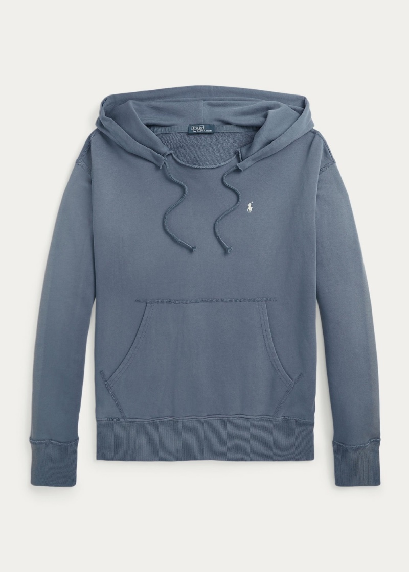 Sudadera con Capucha Distressed Algodon Mujer Azules | MADN97083 - vista 2