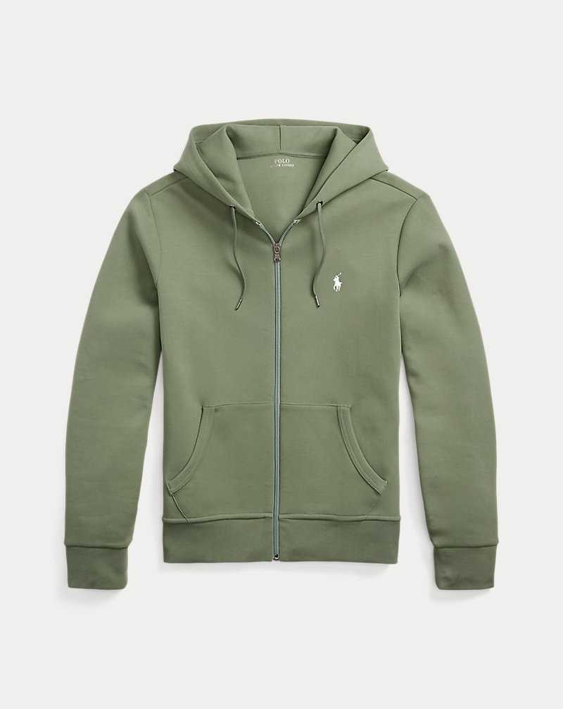 Sudadera con Capucha Ralph Lauren Double-Knit Full-Zip Hombre Verdes | CJPBMWR-26 - vista 2