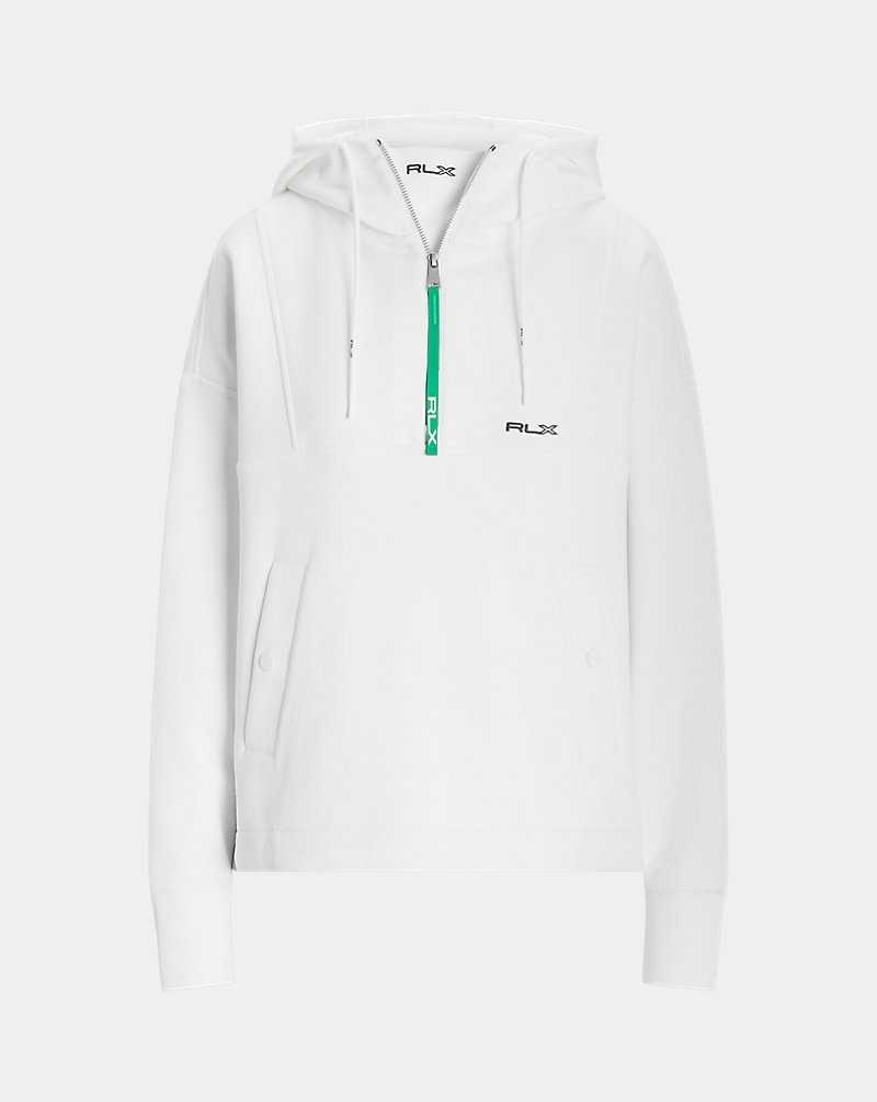 Sudadera con Capucha Ralph Lauren Double-Knit Jacquard Mujer Blancos | PQKOWCD-08 - vista 2