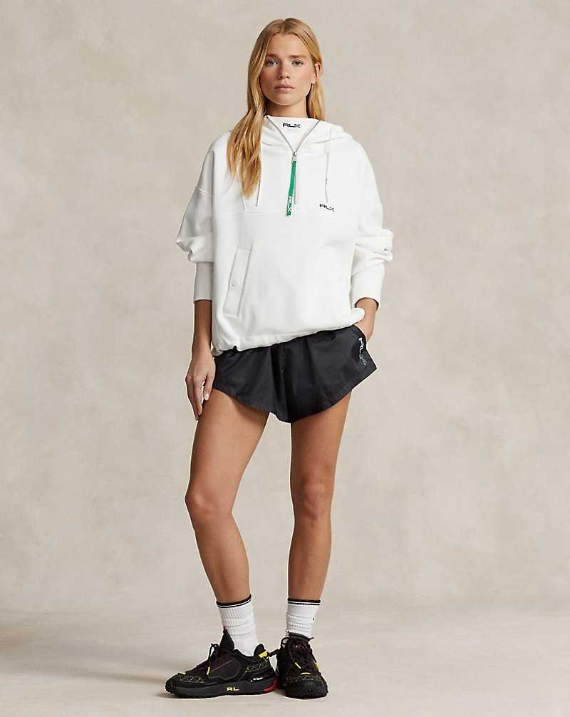 Sudadera con Capucha Ralph Lauren Double-Knit Jacquard Mujer Blancos | PQKOWCD-08 - vista 3