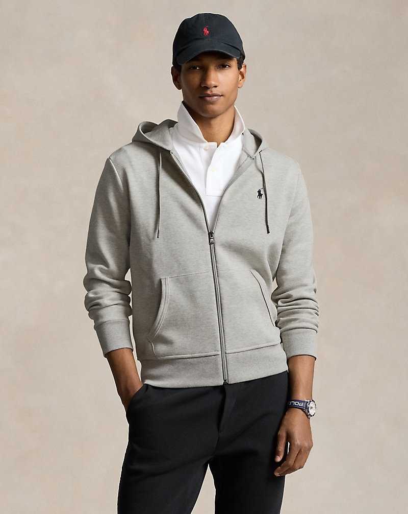 Sudadera con Capucha Ralph Lauren Double-Knit Full-Zip Hombre Azules | WMTVKGB-86 - vista 1