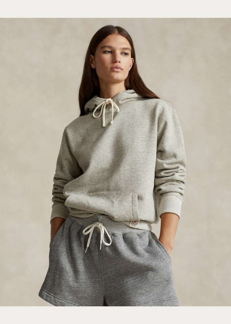 Sudadera con Capucha Fleece Mujer Beige | JOGM08469 - vista 4