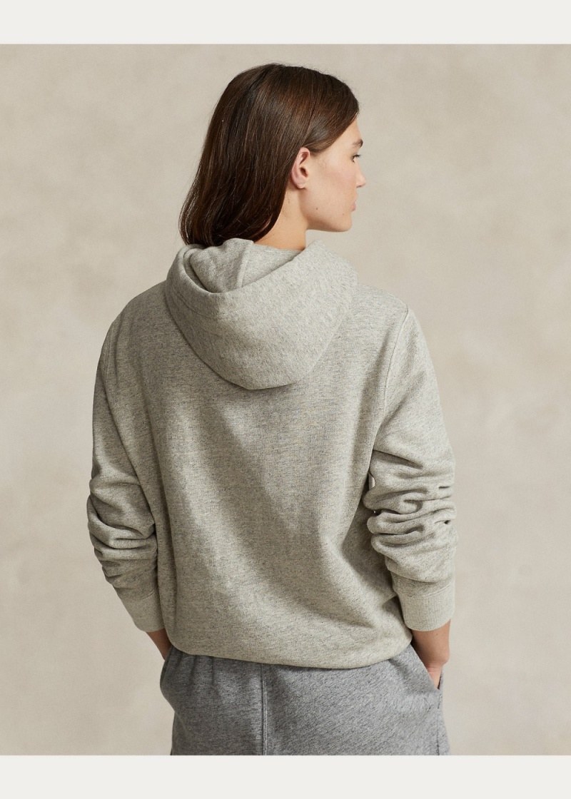 Sudadera con Capucha Fleece Mujer Beige | JOGM08469 - vista 5