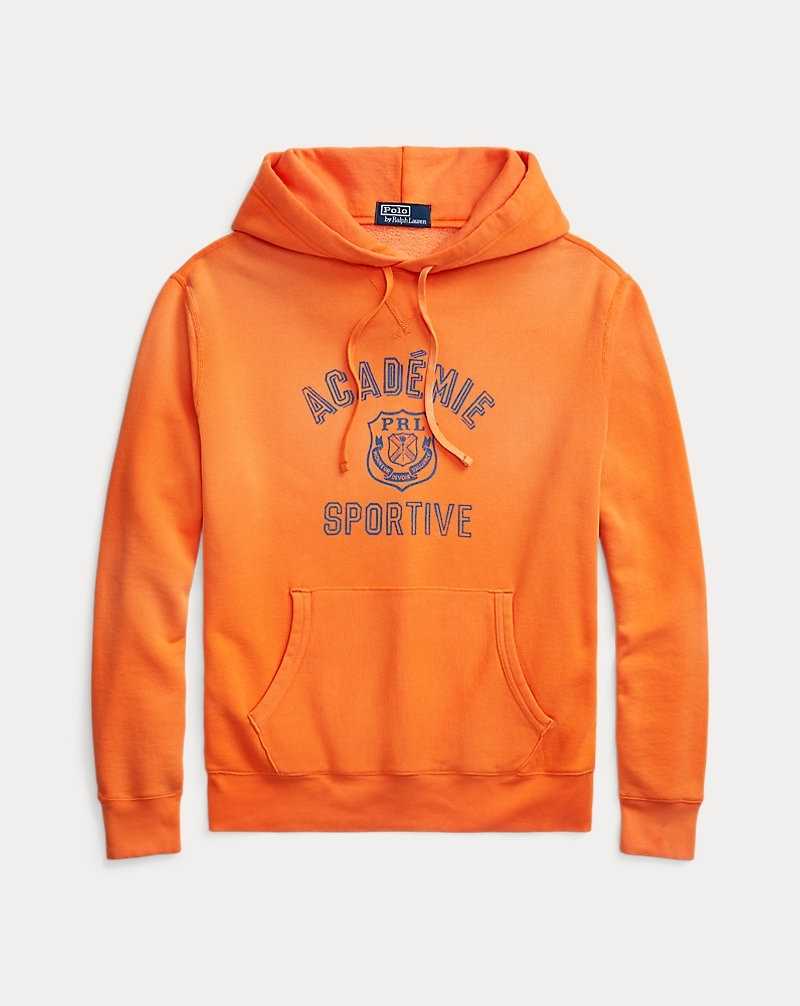 Sudadera con Capucha Ralph Lauren Fleece Graphic Hombre Naranjas | GBZIQRT-46 - vista 2