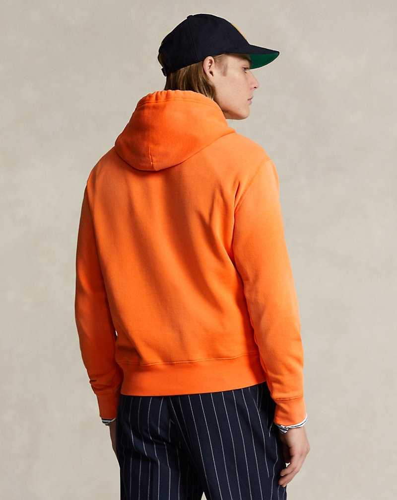 Sudadera con Capucha Ralph Lauren Fleece Graphic Hombre Naranjas | GBZIQRT-46 - vista 4