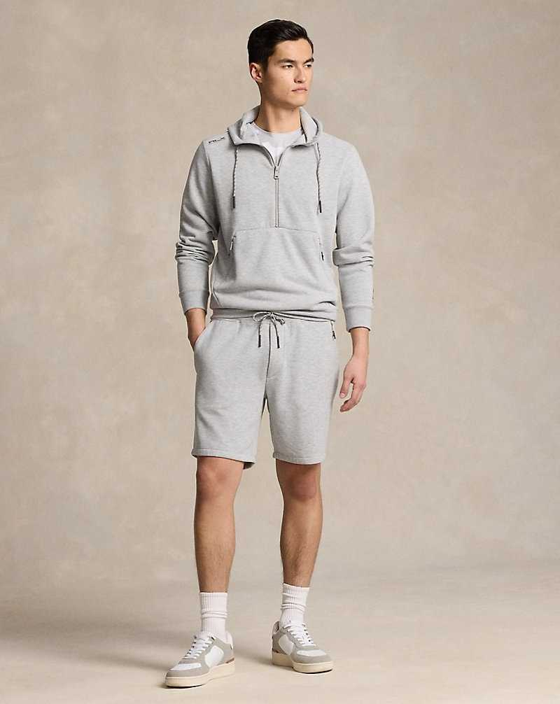 Sudadera con Capucha Ralph Lauren Fleece Half-Zip Hombre Andover Heather | NMBZOVA-13 - vista 3