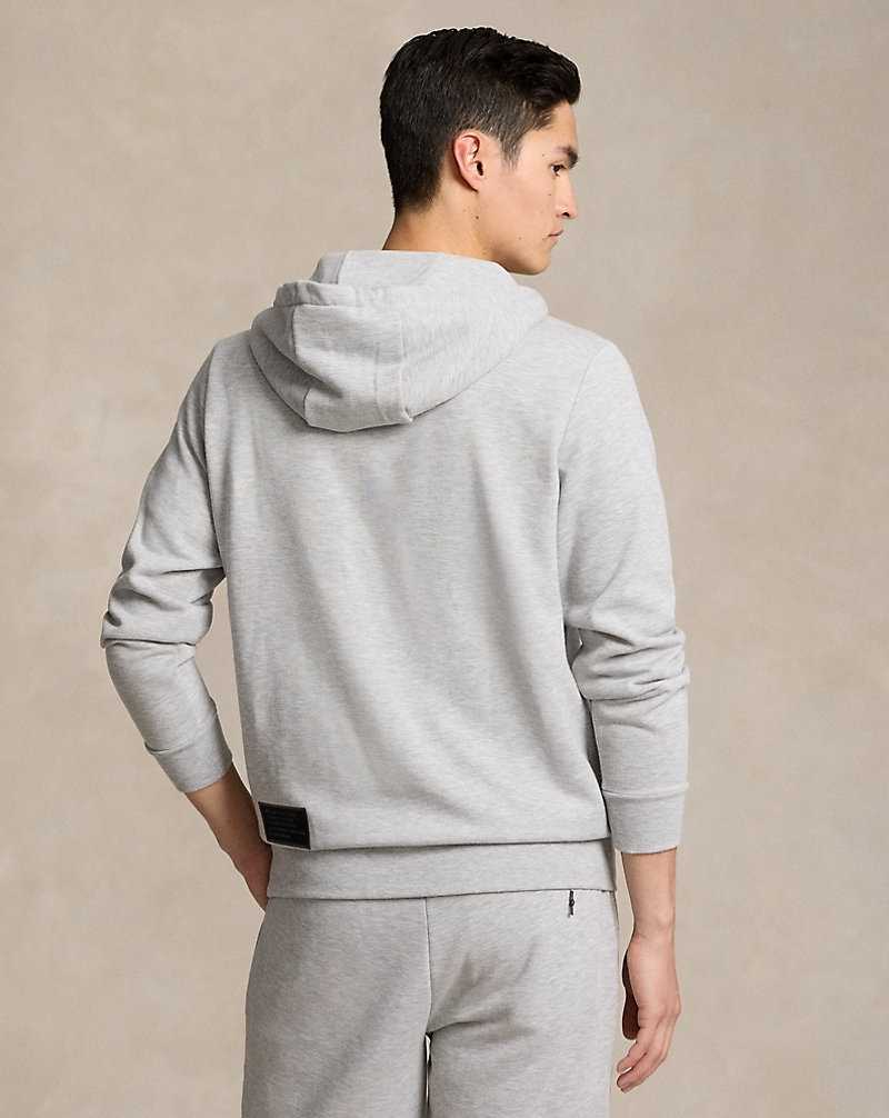 Sudadera con Capucha Ralph Lauren Fleece Half-Zip Hombre Andover Heather | NMBZOVA-13 - vista 4