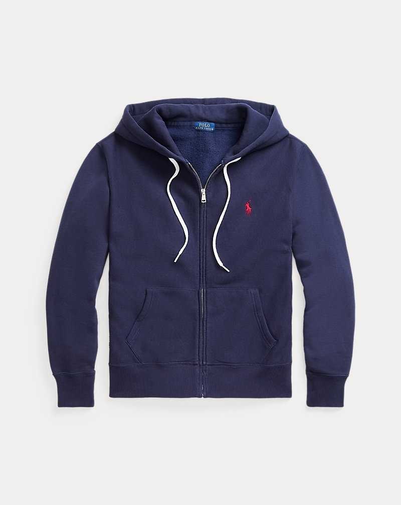 Sudadera con Capucha Ralph Lauren Fleece Full-Zip Mujer Azul Marino | ISFKHUO-47 - vista 2