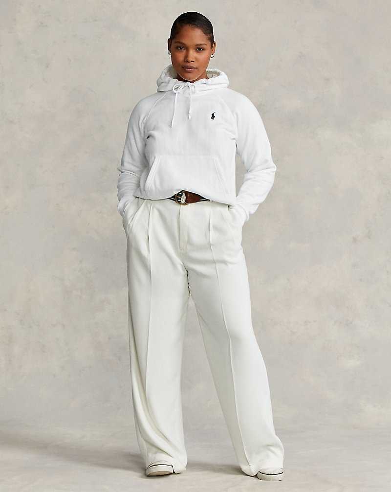 Sudadera con Capucha Ralph Lauren Fleece Mujer Blancos | GXLFBWC-83 - vista 5