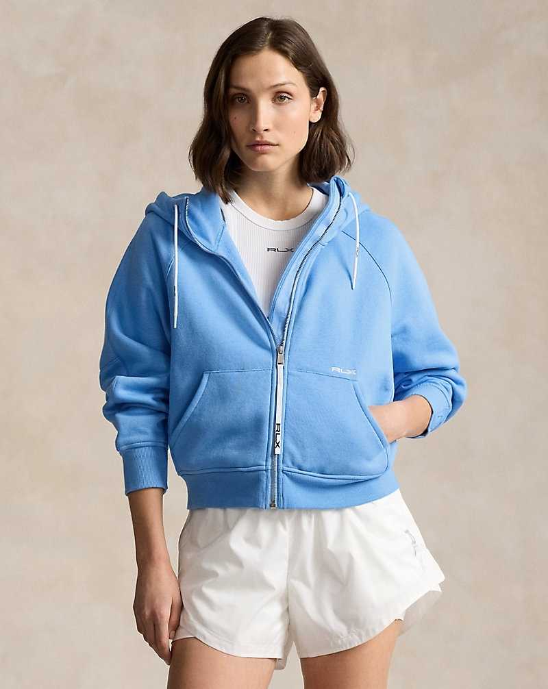 Sudadera con Capucha Ralph Lauren Fleece Full-Zip Dolman-Sleeve Mujer Azules | TQYSRIF-70 - vista 1