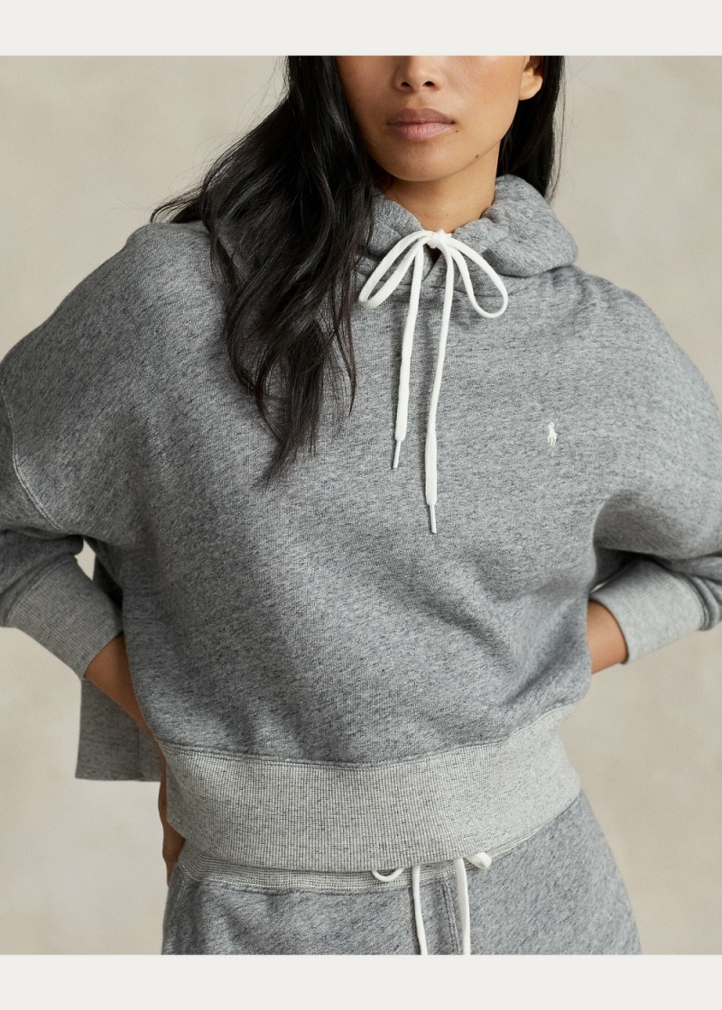 Sudadera con Capucha Logo Fleece Mujer Azul Marino | PBYZ45013 - vista 5