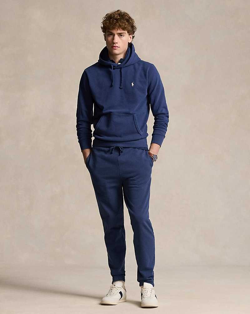 Sudadera con Capucha Ralph Lauren Loopback Fleece Hombre Azul Marino | DZLTHUG-89 - vista 3