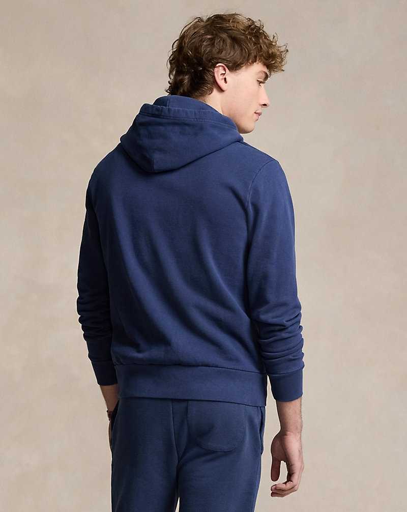 Sudadera con Capucha Ralph Lauren Loopback Fleece Hombre Azul Marino | DZLTHUG-89 - vista 4