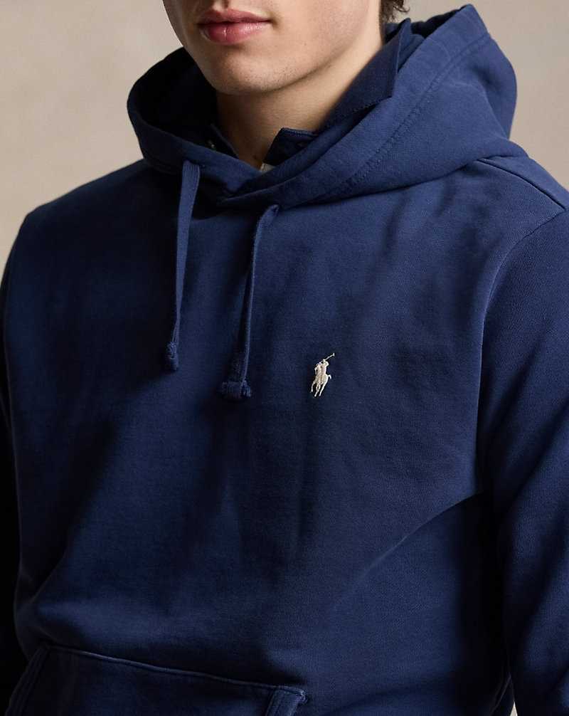Sudadera con Capucha Ralph Lauren Loopback Fleece Hombre Azul Marino | DZLTHUG-89 - vista 5