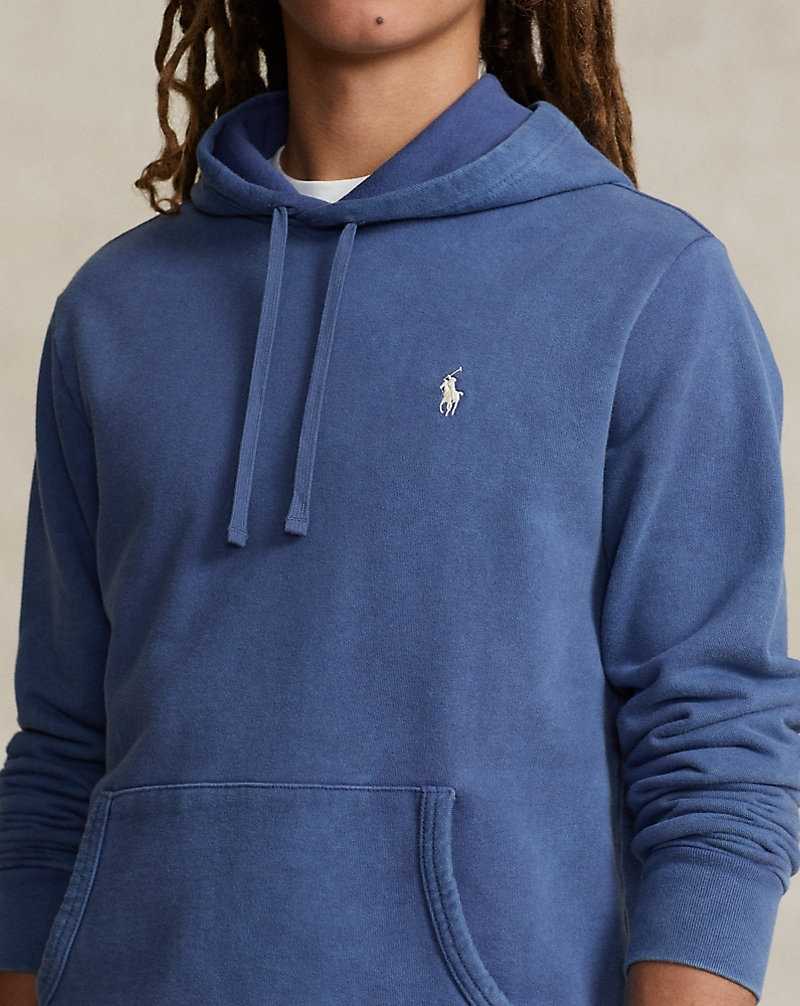 Sudadera con Capucha Ralph Lauren Loopback Fleece Hombre Azul Marino Claro | EFZCKWD-98 - vista 5