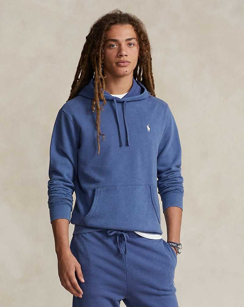 Sudadera con Capucha Ralph Lauren Loopback Fleece Hombre Azul Marino Claro | EFZCKWD-98 - vista 1