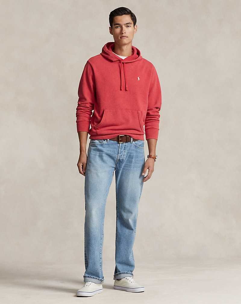 Sudadera con Capucha Ralph Lauren Loopback Fleece Hombre Rojos | AJGEQKF-02 - vista 3
