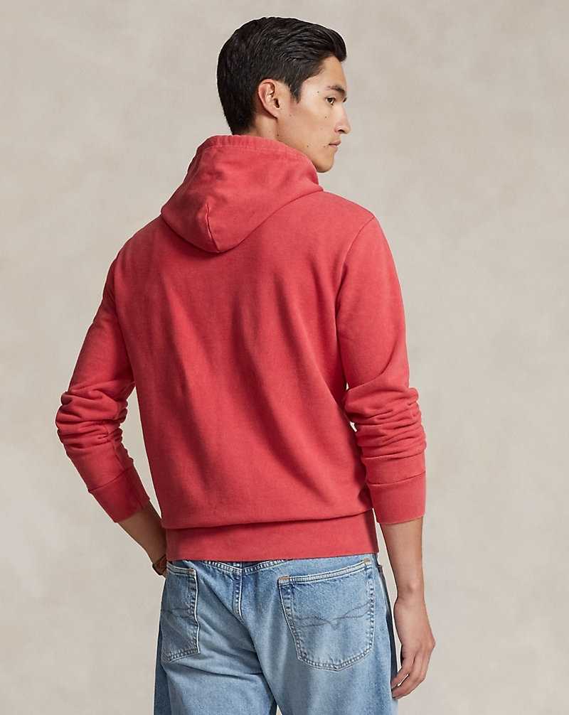 Sudadera con Capucha Ralph Lauren Loopback Fleece Hombre Rojos | AJGEQKF-02 - vista 4