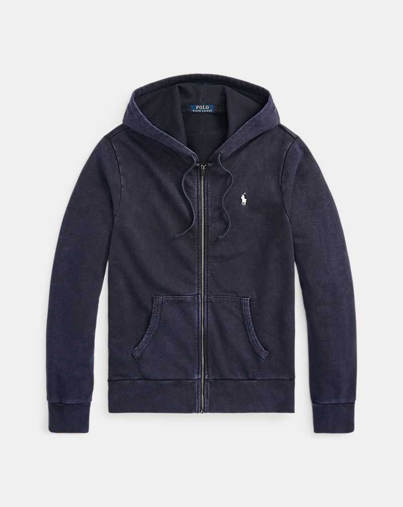 Sudadera con Capucha Ralph Lauren Loopback Fleece Full-Zip Hombre Negros | PESIXCM-70 - vista 2