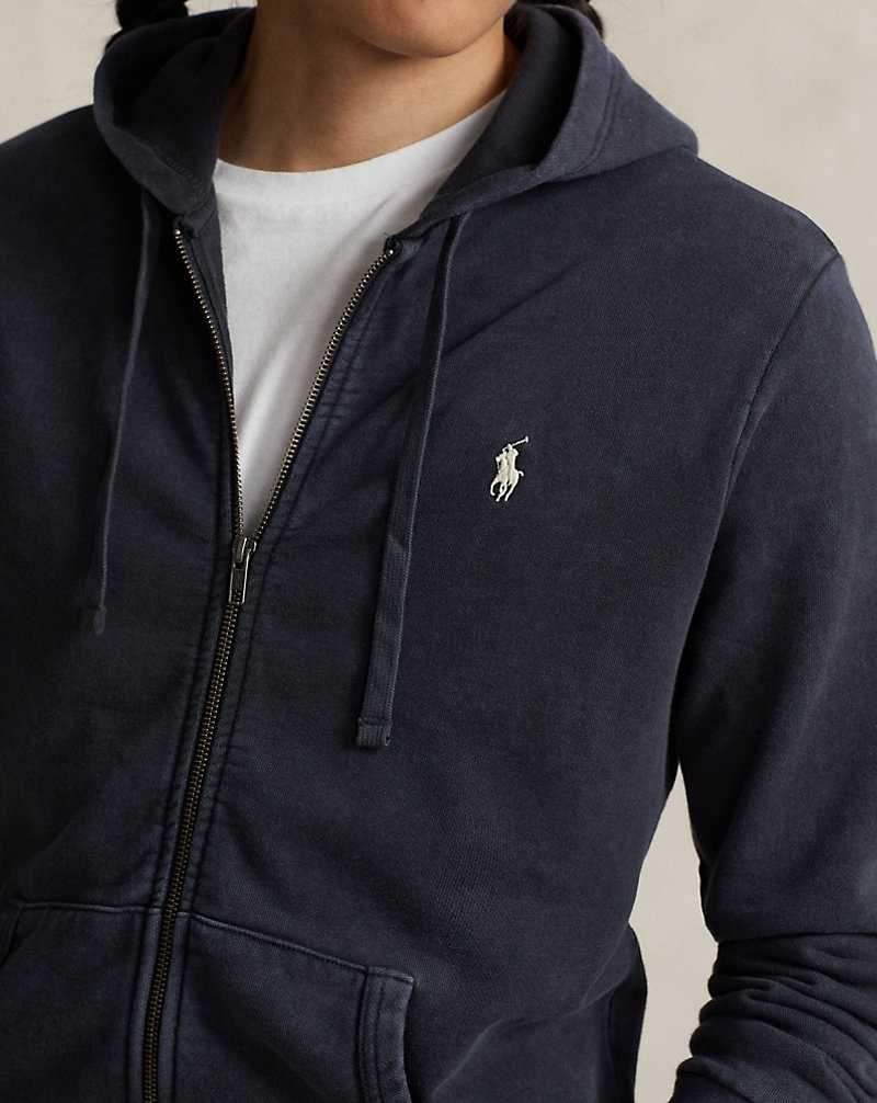 Sudadera con Capucha Ralph Lauren Loopback Fleece Full-Zip Hombre Negros | PESIXCM-70 - vista 5