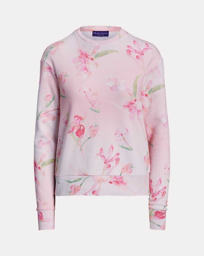 Sudadera con Capucha Ralph Lauren Lunar New Year Fleece Crewneck Mujer Rosas | WGJIRNP-81 - vista 2