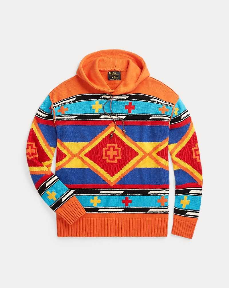 Sudadera con Capucha Ralph Lauren PRL x Naiomi Glasses Hooded Hombre Naranjas | XFIYHAV-56 - vista 2