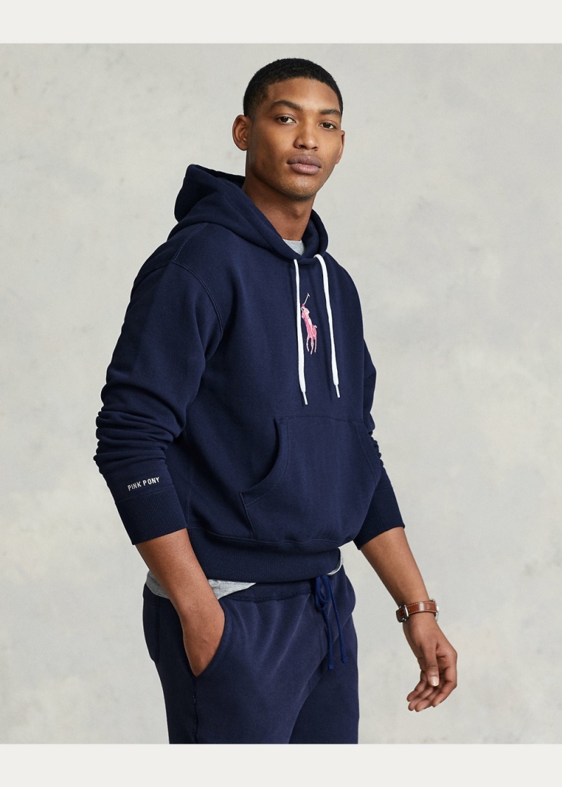 Sudadera con Capucha Pink Pony Fleece Mujer Azul Marino | XEYF09826 - vista 2