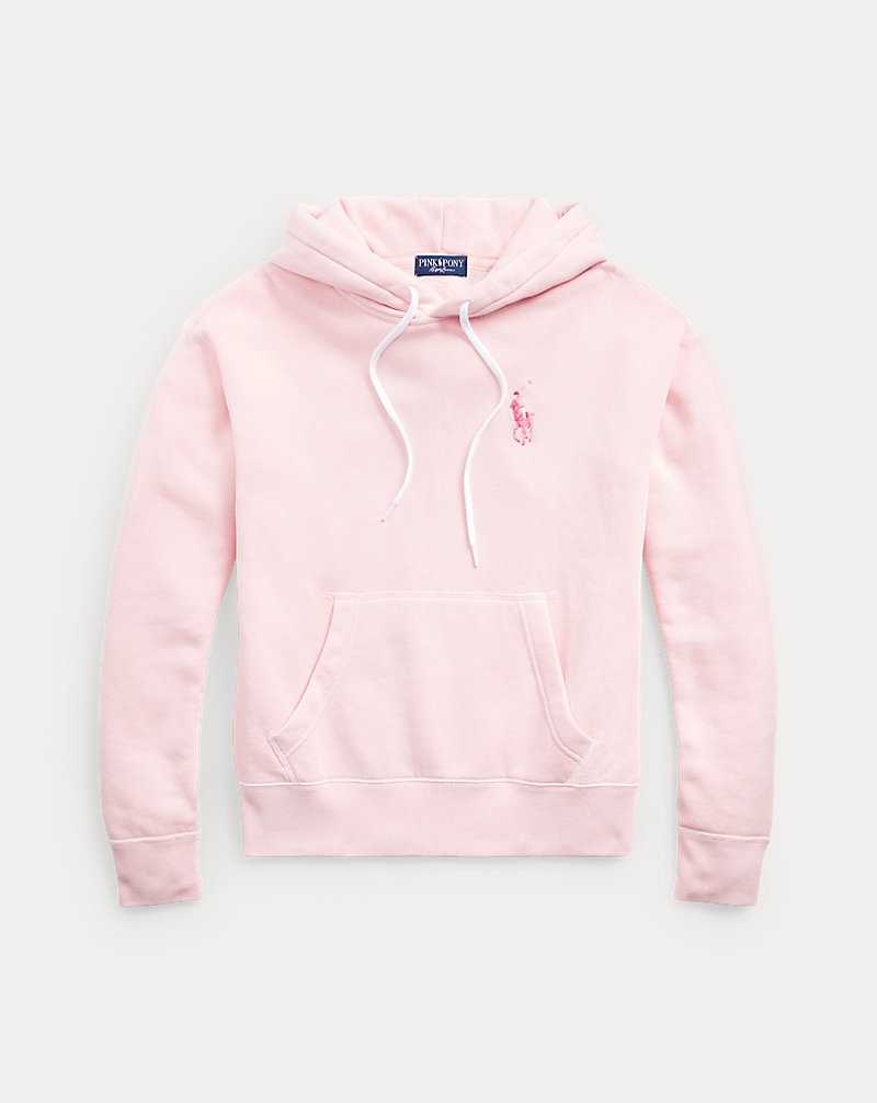Sudadera con Capucha Ralph Lauren Pink Pony Fleece Mujer Rosas | IQWXUEC-41 - vista 2