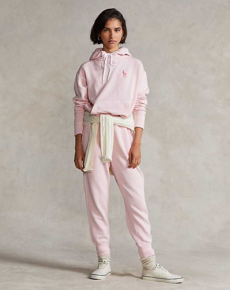 Sudadera con Capucha Ralph Lauren Pink Pony Fleece Mujer Rosas | IQWXUEC-41 - vista 3