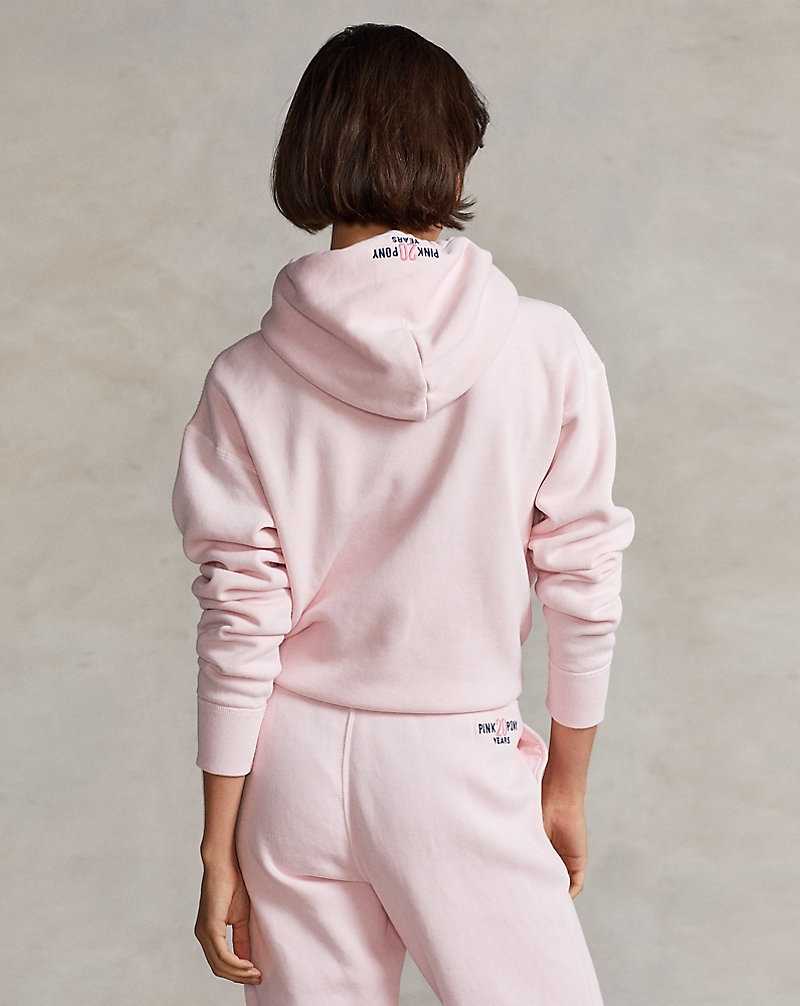Sudadera con Capucha Ralph Lauren Pink Pony Fleece Mujer Rosas | IQWXUEC-41 - vista 4