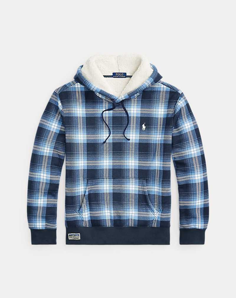 Sudadera con Capucha Ralph Lauren Plaid Fleece Hombre Outdoor Ombre Plaid | NFSYILR-21 - vista 2