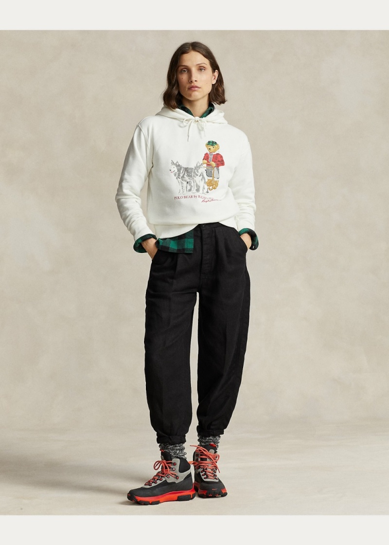 Sudadera con Capucha Polo Bear Fleece Mujer Azules | EKBJ62514 - vista 3