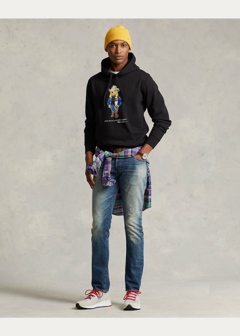 Sudadera con Capucha Polo Bear Fleece Hombre Creme | NKWM06243 - vista 2