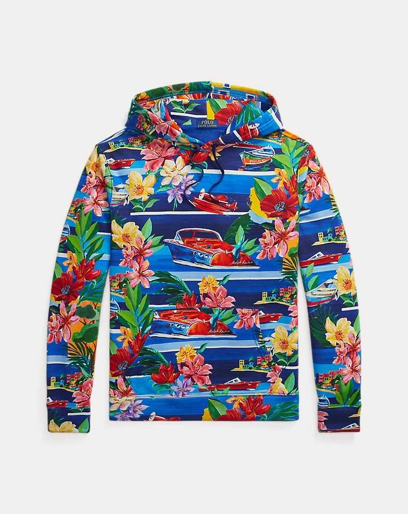 Sudadera con Capucha Ralph Lauren Print Fleece Hombre Azules | DACVLWS-28 - vista 2