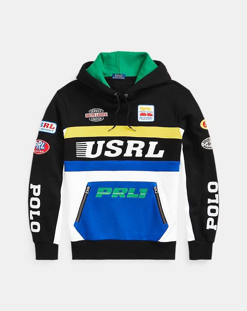 Sudadera con Capucha Ralph Lauren Racing Hombre Negros | WSYCGUR-50 - vista 2