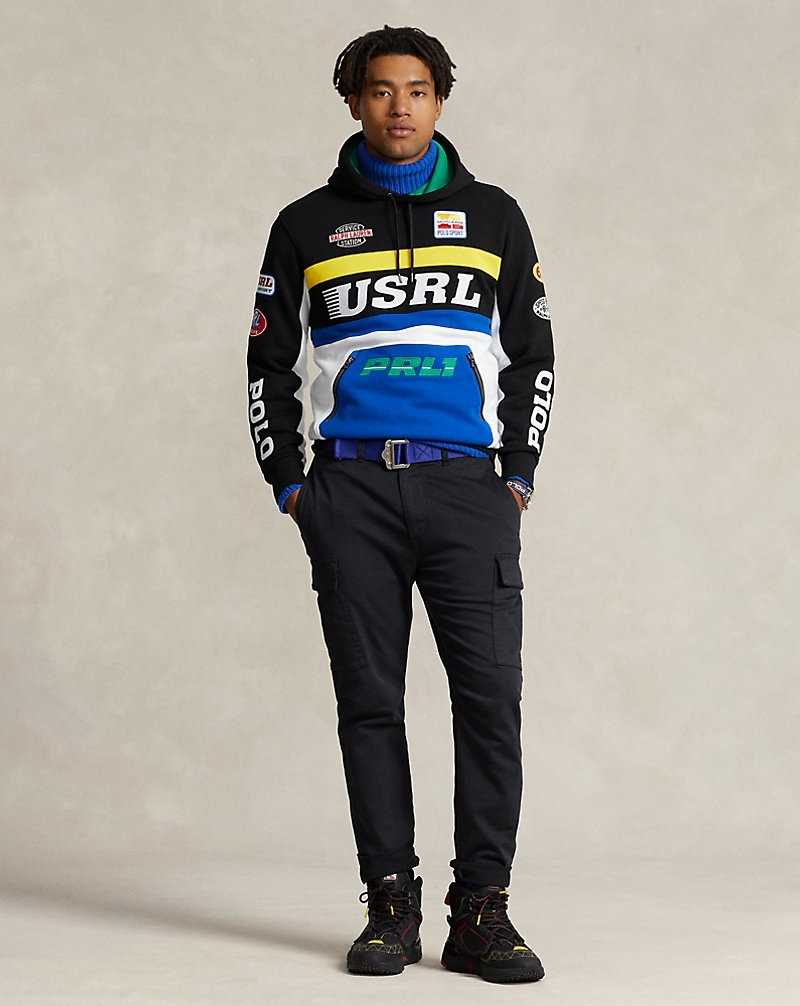 Sudadera con Capucha Ralph Lauren Racing Hombre Negros | WSYCGUR-50 - vista 1