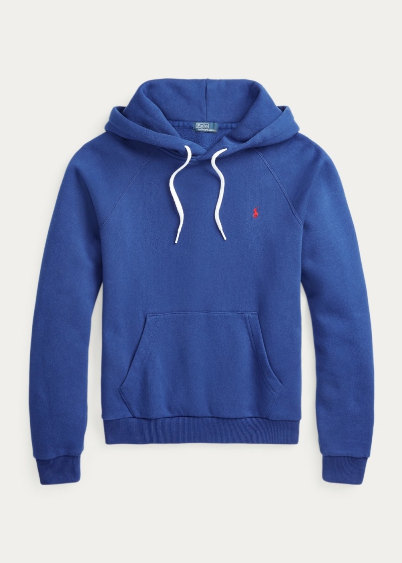 Sudadera con Capucha Shrunken Fit Fleece Mujer Azul Rey | HEZN30279 - vista 2