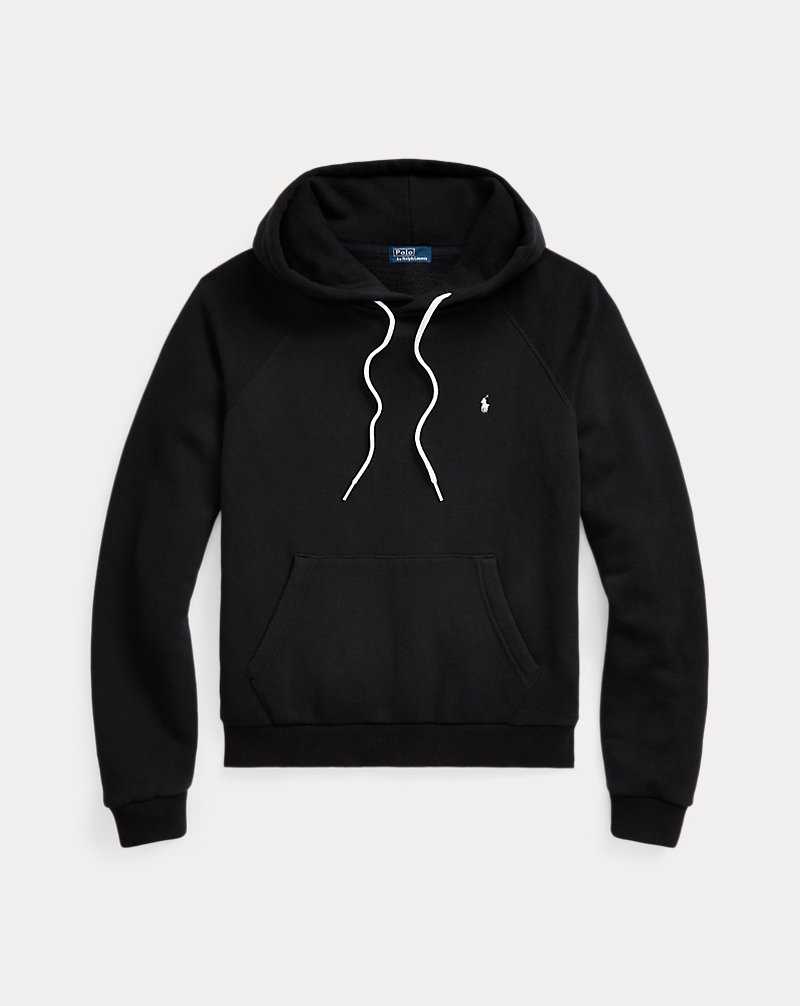 Sudadera con Capucha Ralph Lauren Shrunken Fit Fleece Mujer Negros | AQWILGK-62 - vista 2