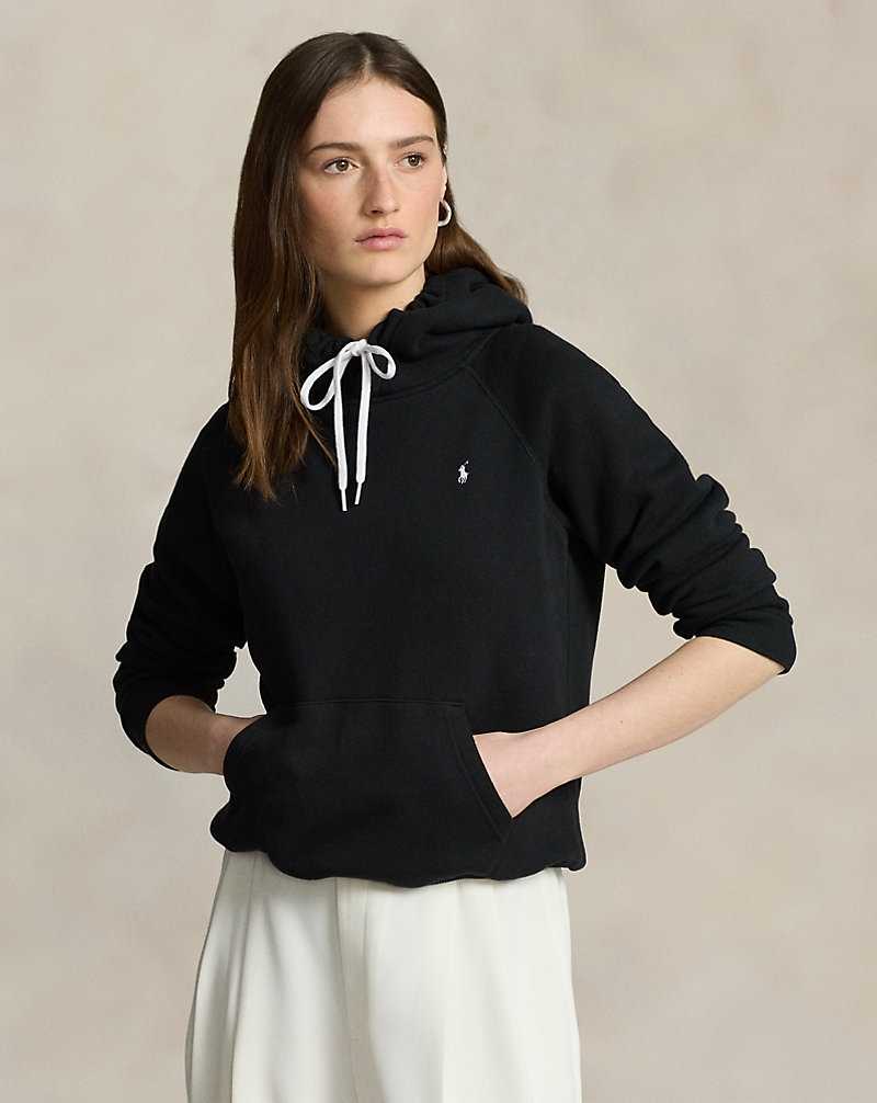 Sudadera con Capucha Ralph Lauren Shrunken Fit Fleece Mujer Negros | AQWILGK-62 - vista 1