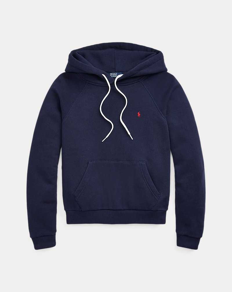 Sudadera con Capucha Ralph Lauren Shrunken Fit Fleece Mujer Azul Marino | MDAKJNE-17 - vista 2