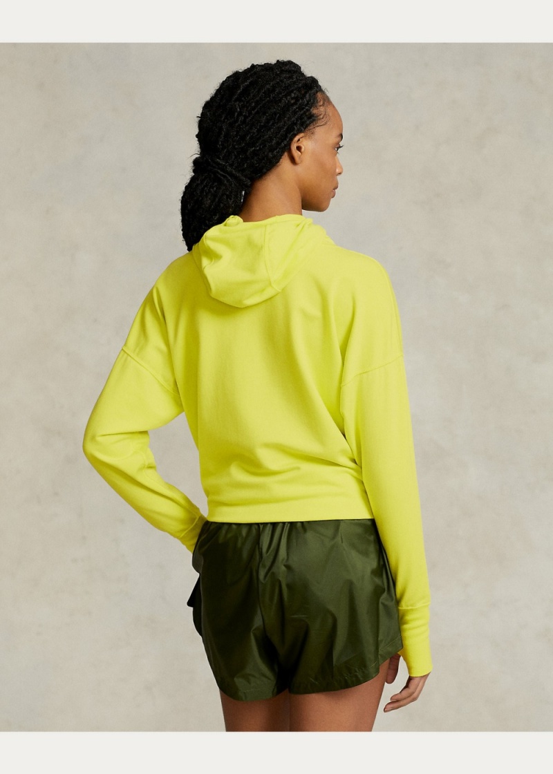 Sudadera con Capucha Snood Fleece Mujer Amarillos | SWQE49621 - vista 3