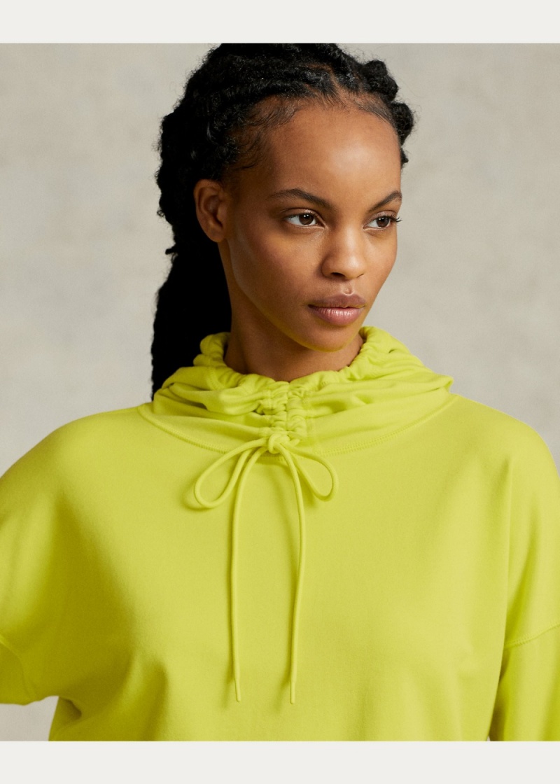 Sudadera con Capucha Snood Fleece Mujer Amarillos | SWQE49621 - vista 4