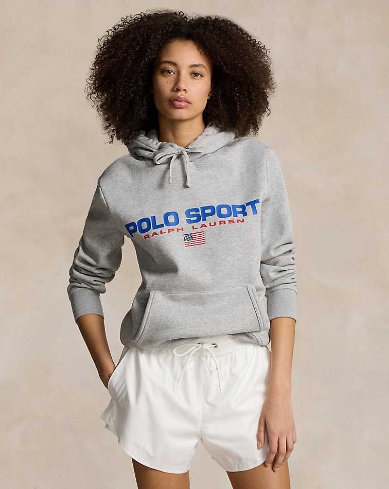 Sudadera con Capucha Ralph Lauren Sport Fleece Hombre Andover Heather | TCEBPXO-35 - vista 5